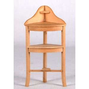Dollhouse Furniture  Hepplewhite Corner Washstand/ Circa 1800 #40056 