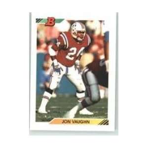  1992 Bowman #369 Jon Vaughn   New England Patriots 