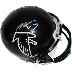 Michael Vick Atlanta Falcons Autographed Throwback Mini Helmet  