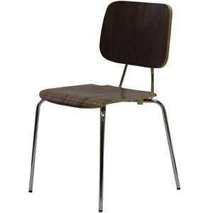  Fathom Molded Plywood Dining Chair with Metal Legs in 