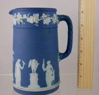 Classical Wedgwood Blue White Jasperware Porcelain Milk Pitcher  