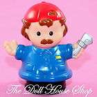 Auto Car Mechanic Red Hat Blue Wrench Fisher Price Litt
