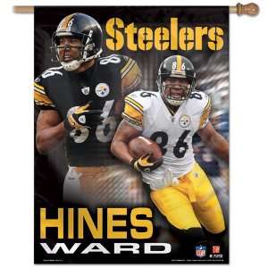  NFL Pittsburgh Steelers Hines Ward Flag