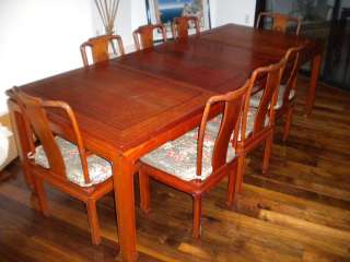 Mid Century George Zee ROSEWOOD DINING TABLE & CHAIRS  