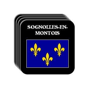 Ile de France   SOGNOLLES EN MONTOIS Set of 4 Mini Mousepad Coasters