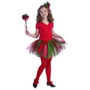  Child Red and Green Christmas Tutu Toys & Games