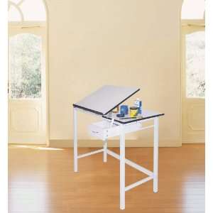 Spilit Top Drawing and Hobby Table with Drawer Arts 