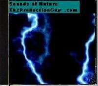 Sound effects cd Rain Storm and Thunder   nature  