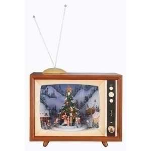   and Musical Retro Christmas Television Set 