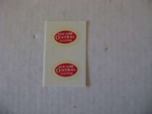 Lionel 2344 N.Y.C. Nose Oval Water Decal (set of two)  