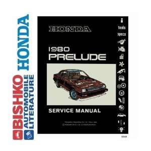  1980 HONDA PRELUDE Shop Service Repair Manual CD 