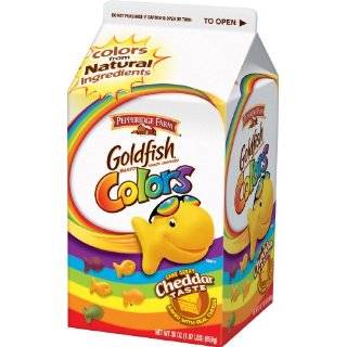Pepperidge Farm Goldfish Snack Crackers, Made with Whole Grain,Cheddar 