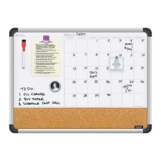 Board Dudes 17 x 23 Aluminum Frame Magnetic Dry Erase 3 In 1 Board 