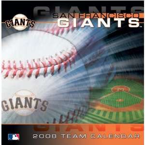 SAN FRANCISCO GIANTS 2008 MLB Daily Desk 5 x 5 BOX CALENDAR  