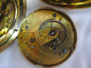   pocket watch made by john johnson in liverpool case is 18 size with
