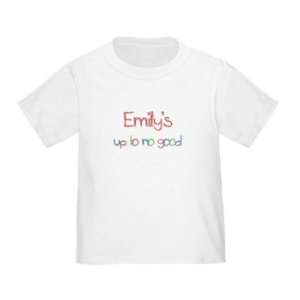  Personalized Emily Is Up To No Good Infant Toddler Shirt 