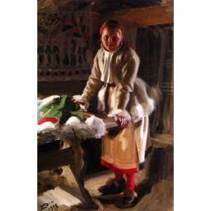 FRAMED oil paintings   Anders Zorn   24 x 38 inches   Morakulla I 