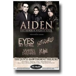   Poster   Concert Flyer for Horror Nights 2011 Tour HN
