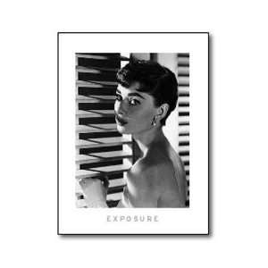  Audrey Hepburn   Blinds Poster Print