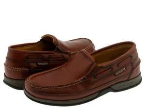 NEW MEPHISTO MENS TRYSAIL CHESTNUT LEATHER BOAT SHOE  