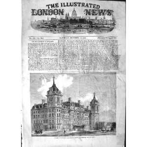  1852 GREAT WESTERN HOTEL PADDINGTON ARCHITECTURE