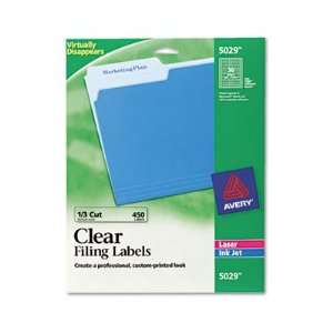  Avery Clear File Folder Labels AVE5029