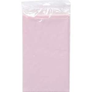  PLASTIC TABLECOVER PINK (Sold 3 Units per Pack) 