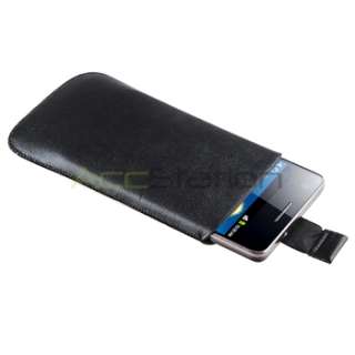   Pull Up Leather Pouch Case Cover For Samsung Galaxy S2 II i9100  