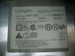 IBM Lexmark 6781 024 Wheelwriter 1000 Typewriter  