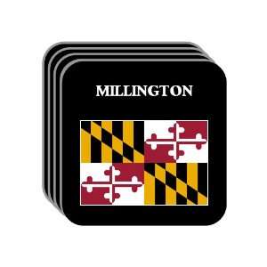  US State Flag   MILLINGTON, Maryland (MD) Set of 4 Mini 
