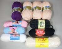 New Wholesale Lot Yarns 10 Skeins Assorted  