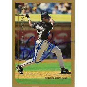 Mike Cameron Chicago White Sox Signed 1998 Topps Card 