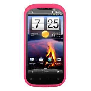  VMG HTC Amaze Soft Silicone Skin Case 2 ITEM COMBO Pink 
