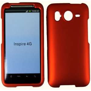   Orange Hard Case Cover for HTC Inspire 4G Cell Phones & Accessories