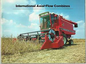 1983 International 1420 1440 1460 1480 Axial Flow Combine Brochure IH