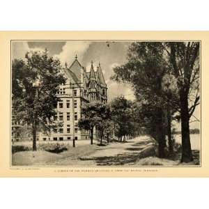  1902 Print University Chicago Midway Plaisance Campus 