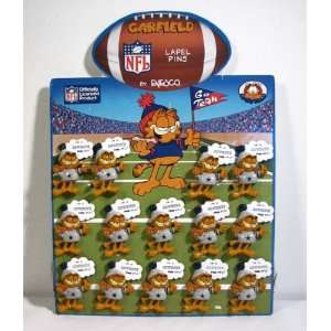  Garfield Dallas Cowboys Fan Atic Pinback Sales Display 
