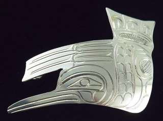 Coast Indian Sterling Silver Hummingbird Pendant  
