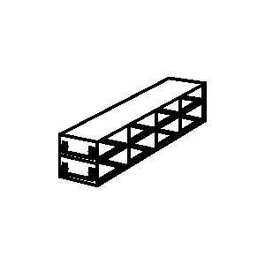 Metal Freezer Drawer Racks for 3in boxes, 4 x 2  8, 1 ea.  