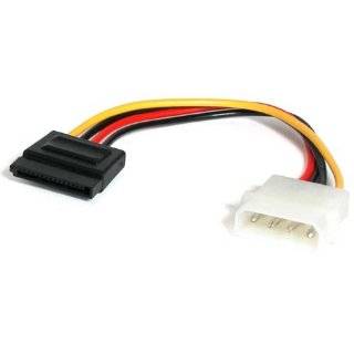 StarTech 6in 4 Pin Molex to SATA Power Cable Adapter (SATAPOWADAP)