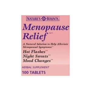 Menopausal Relief Herbal Supplement Tablets, By Natures Bounty   100 