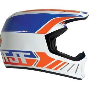  JT Racing USA ALS 02 White/Blue/Orange Large MX Helmet 