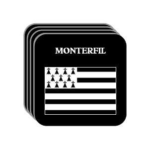  Bretagne (Brittany)   MONTERFIL Set of 4 Mini Mousepad 