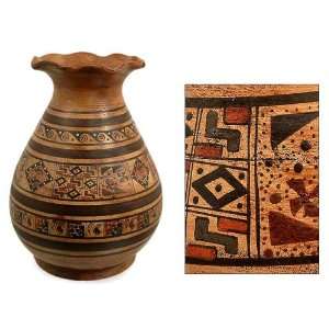  Ceramic vase, Inca Pelicans