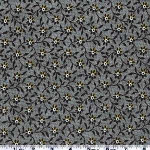  45 Wide Taxi Trio Floral Black Fabric By The Yard Arts 