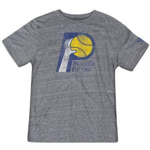 Indiana Pacers Hardwood Classics Retro Logo Tri Blend T Shirt  