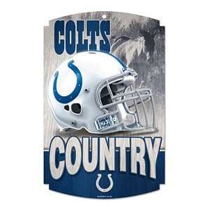  Indianapolis Colts NFL Wood Sign