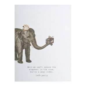   Objects to Desire Greeting Card Well, we cant ignore the elephant