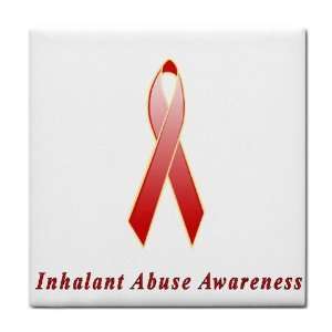  Inhalant Abuse Awareness Ribbon Tile Trivet Everything 