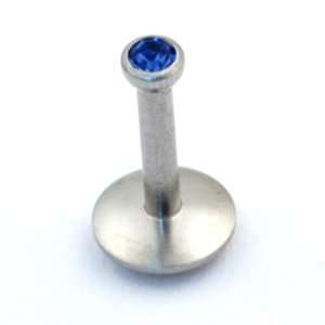  Stainless Steel Internally Threaded Labret 16g 1/2, with 
